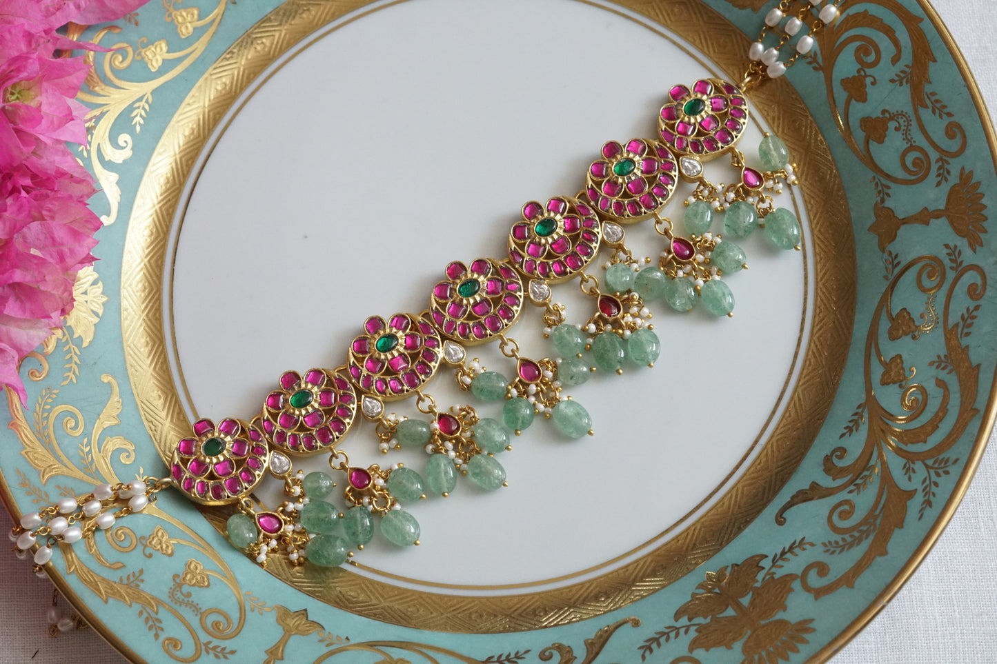 Kundan Choker (4-9016)(K) - JEWELSTYLE