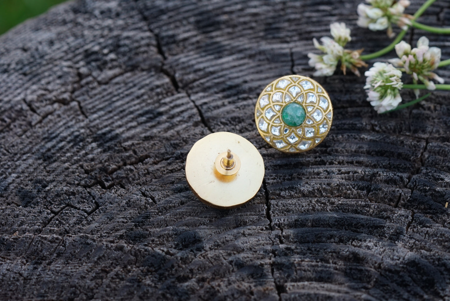 Kundan studs (1-2772)(R)(preorder)