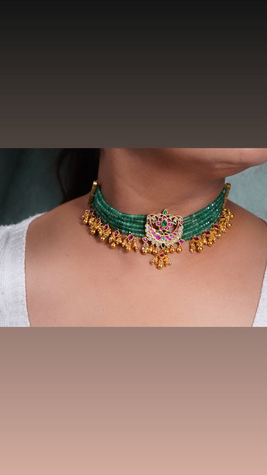 Kundan choker (4-7798) (K)(PRE0RDER)