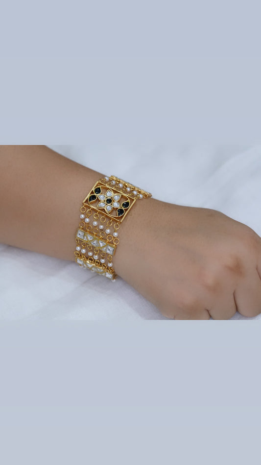 Kundan Bracelet (3-365)(R)(PREORDER)