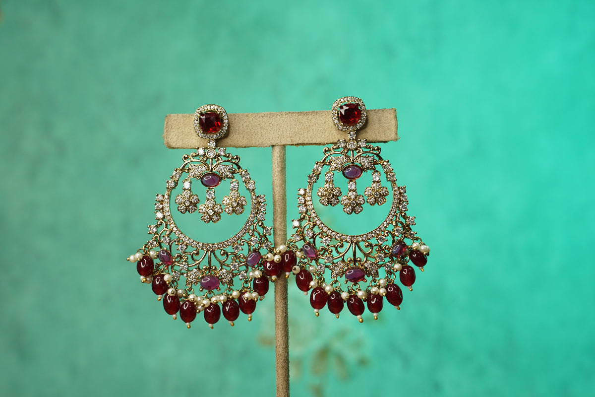 Polki Earrings (1-5616)(B)