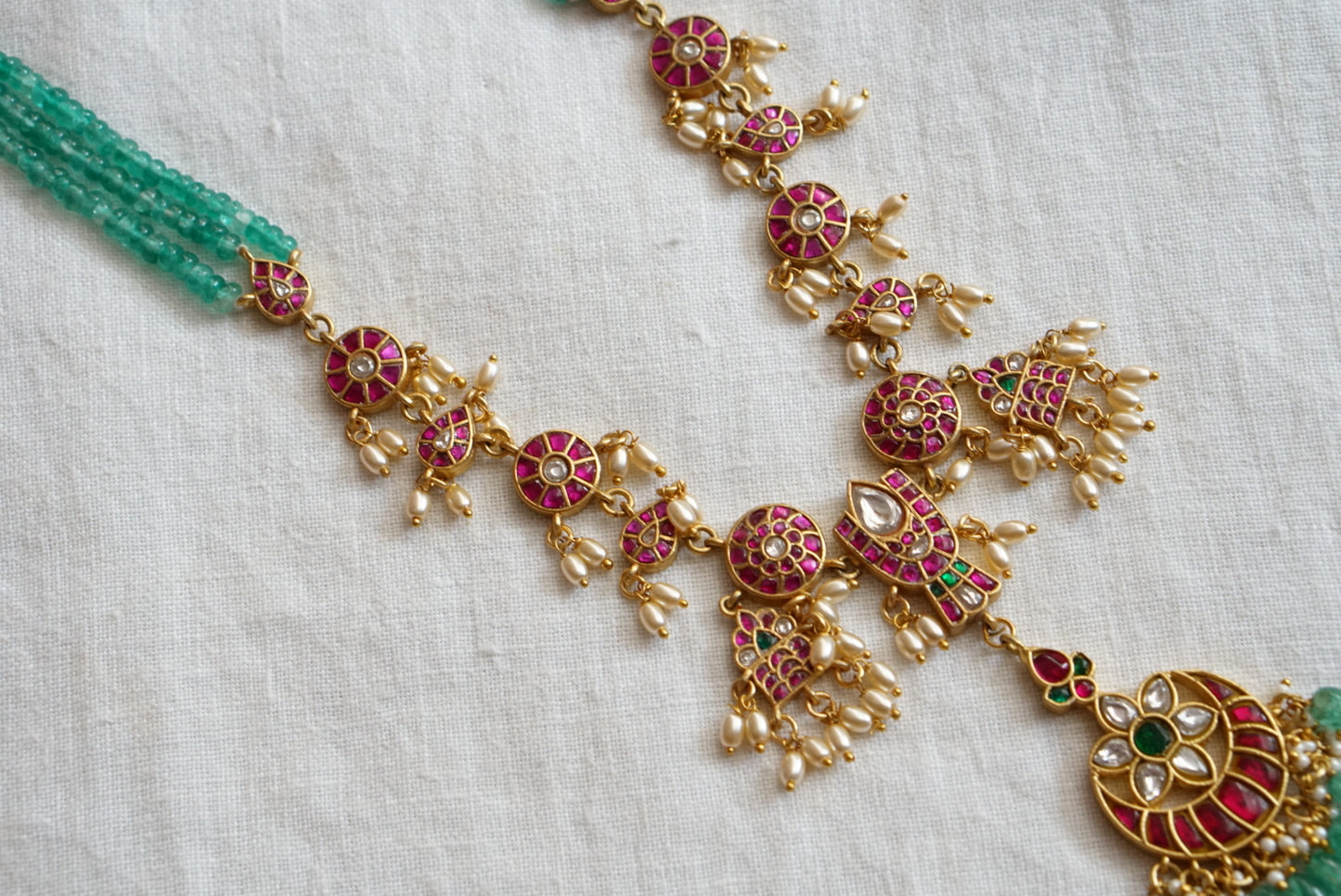 Kundan Necklace (4-7678)(K)(preorder)
