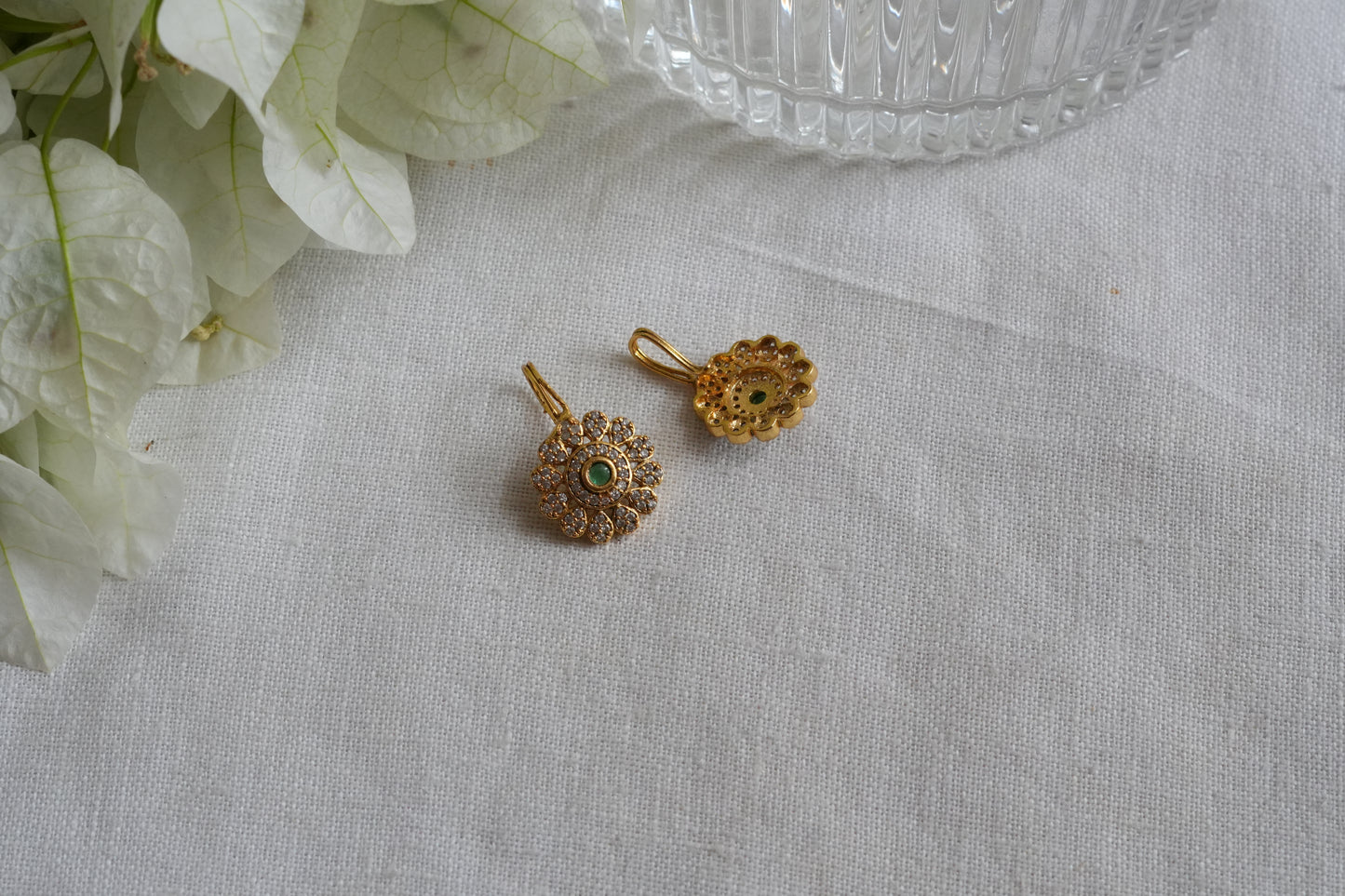 Kundan ad Bugadi earrings(1-5442)(EX)