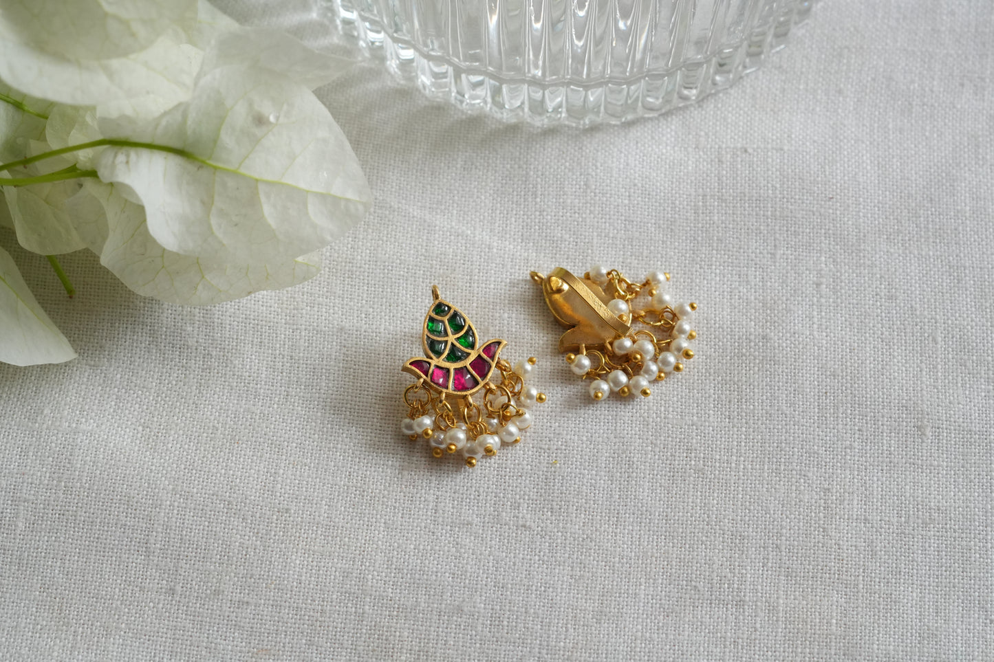 Kundan Bugadi earrings(1-5439)(EX)