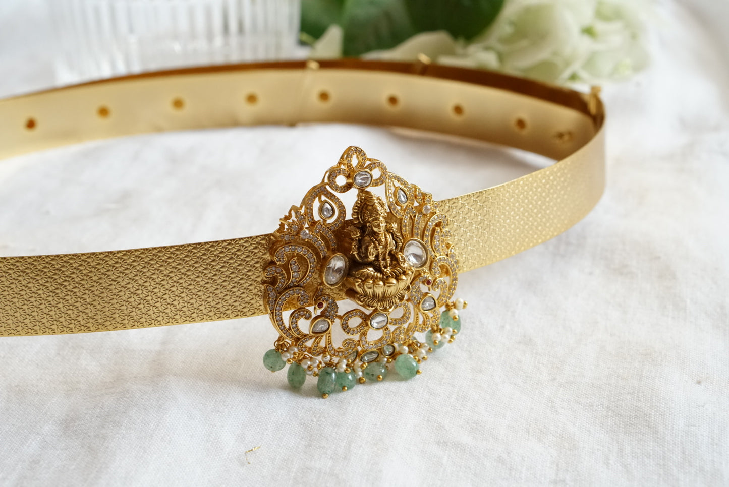 Kundan Waist Belt (9-155) (AK) - JEWELSTYLE