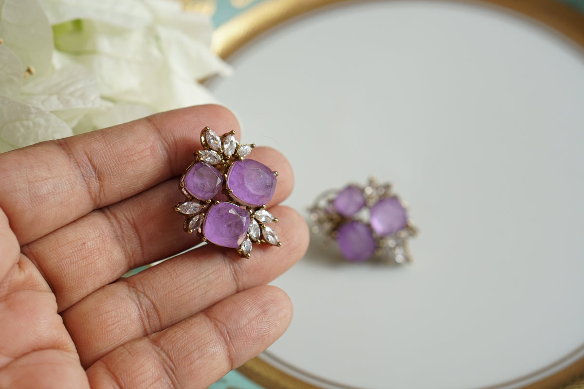 Polki Studs (1-5594)(B)