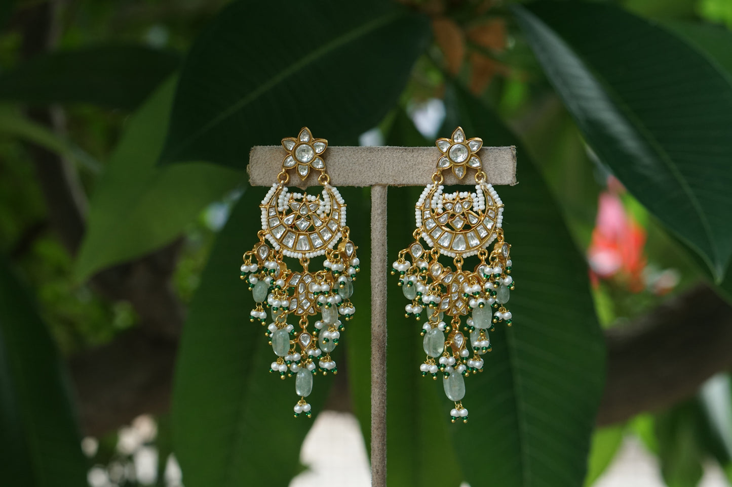 Kundan Earrings (1-5403)(R)