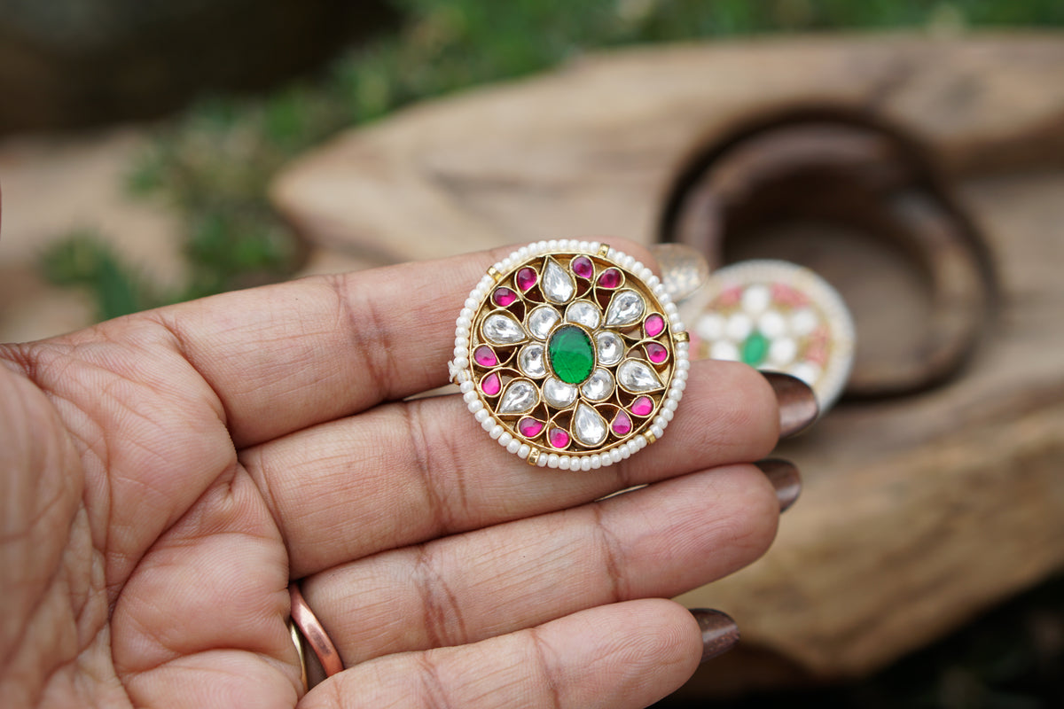 Kundan Studs (1-5401)(R)