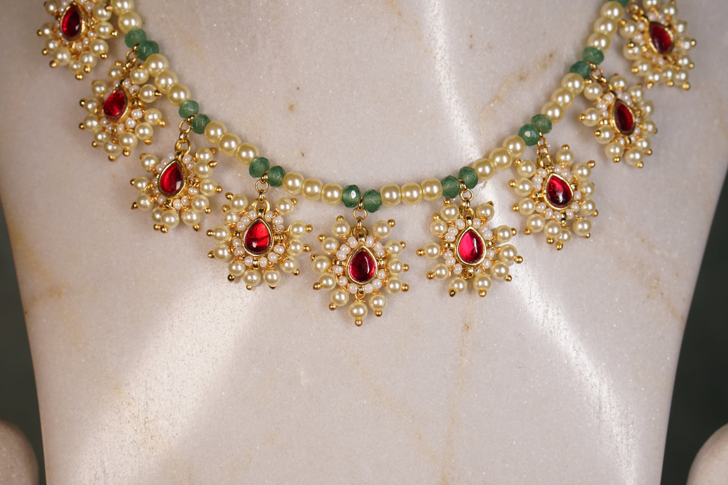 Beads Necklace set (4-8111)(N)