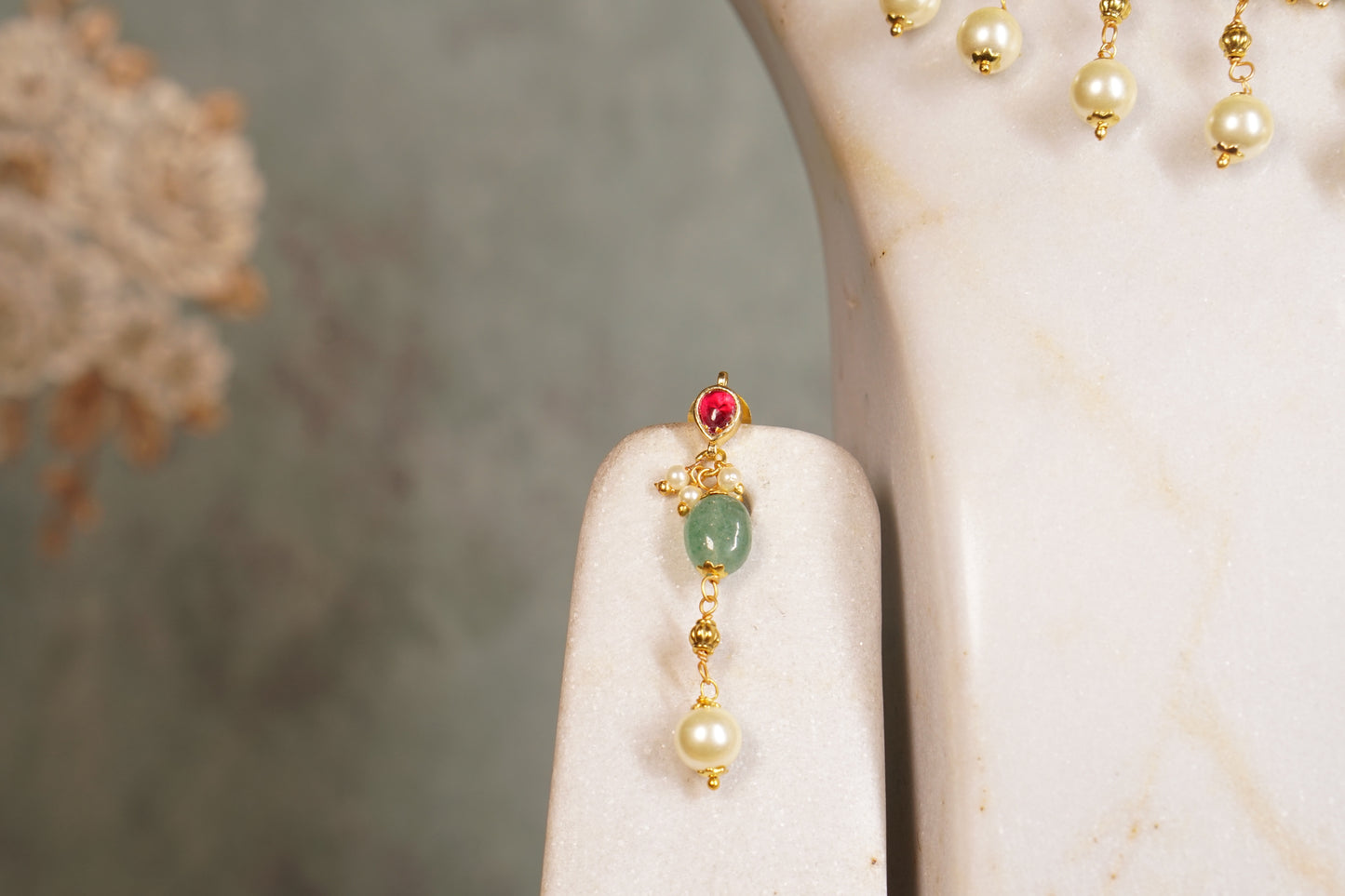 Beads Necklace set (4-8123)(N) - JEWELSTYLE