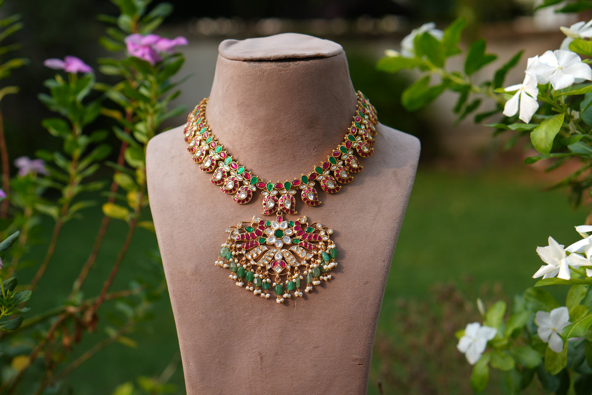 Mango Kundan Necklace (4-9777)(U)