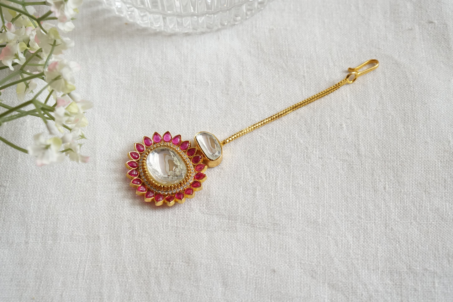 Polki Maangtika (5-1605)(B) - JEWELSTYLE