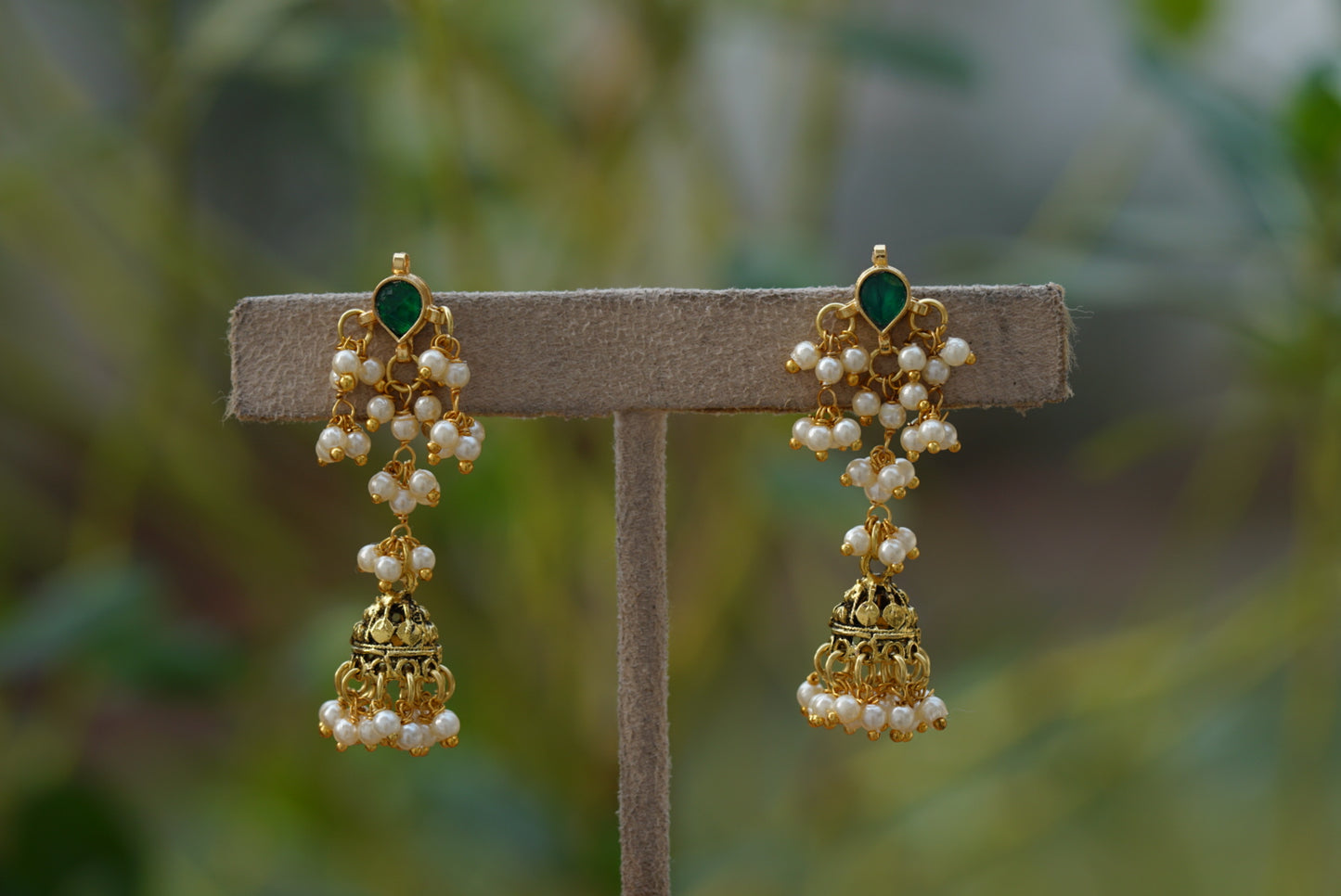 Kundan Beads necklace set (4-6704)(N) - JEWELSTYLE