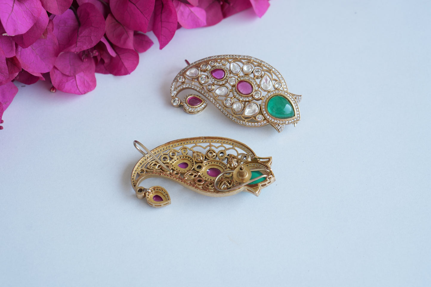 Polki Earcuff Earrings (1-5012)(B) - JEWELSTYLE