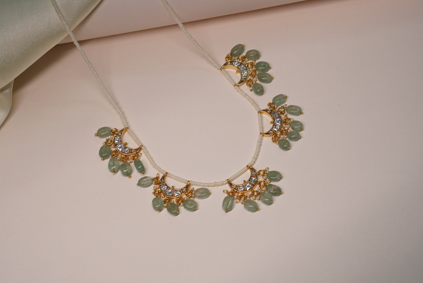 Kundan Necklace (4-7959) - JEWELSTYLE