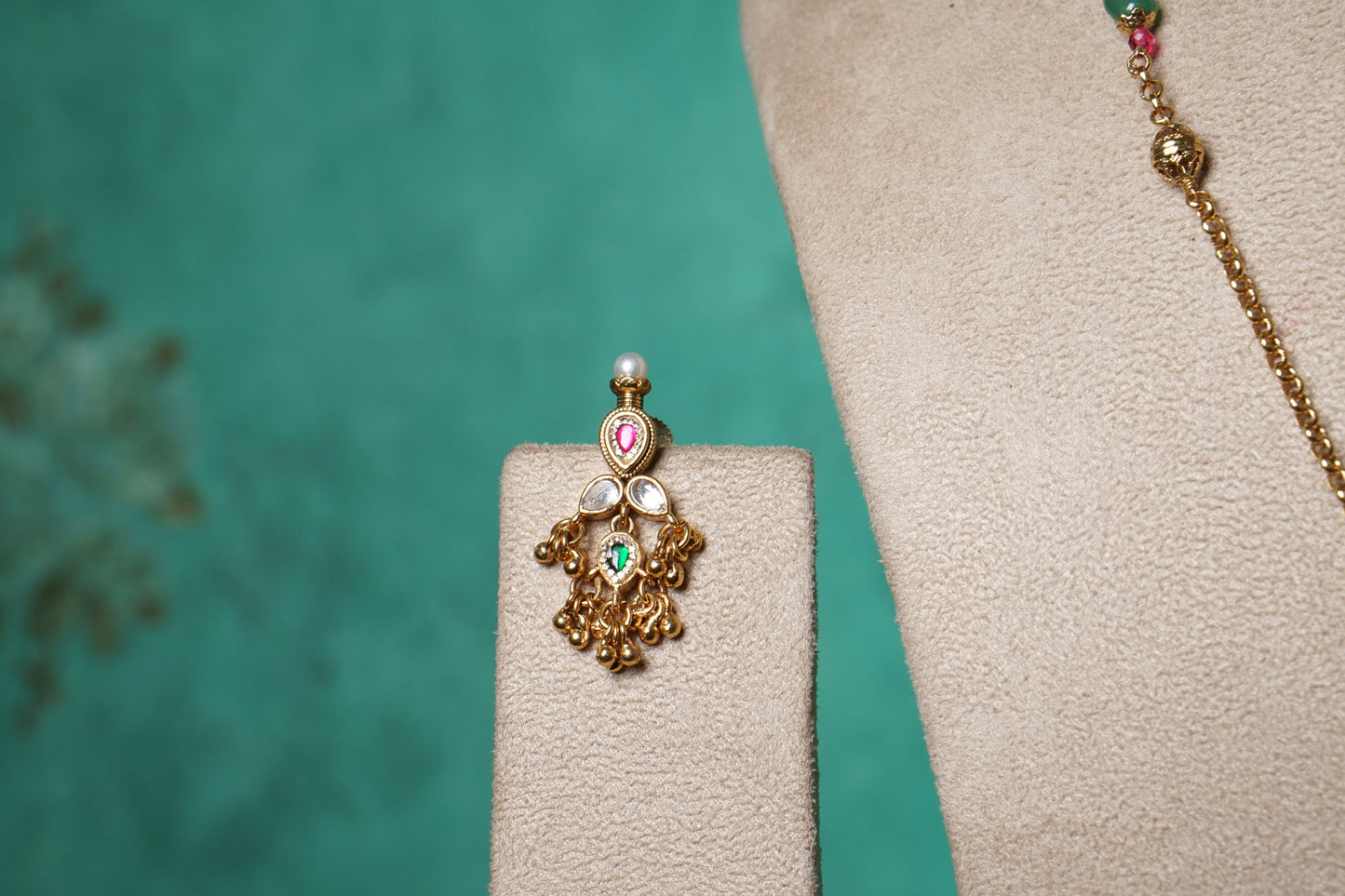 Kundan Pendant Set (4-9508)(EX)