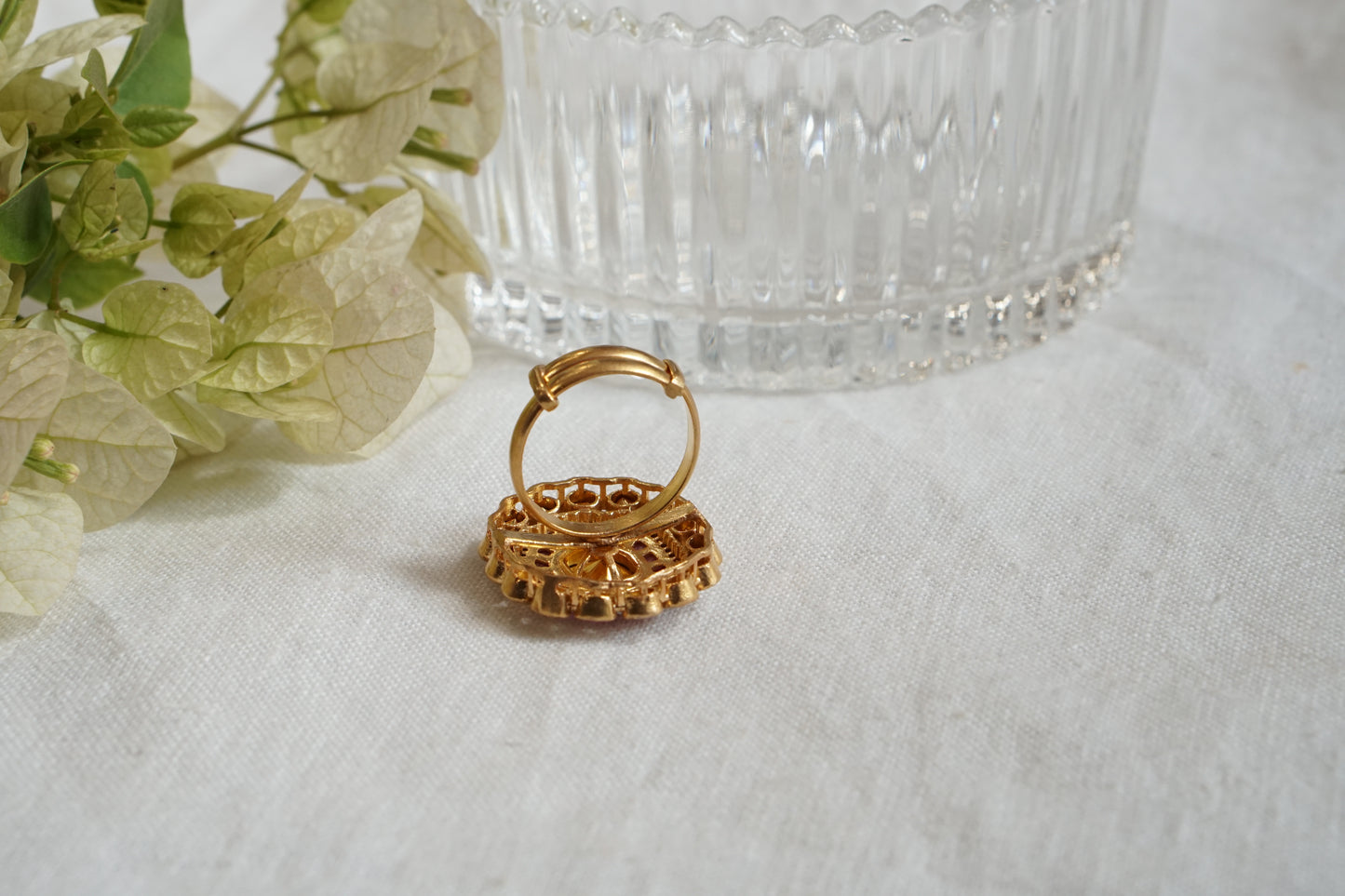 Mossainite Ring (6-330)(R) - JEWELSTYLE