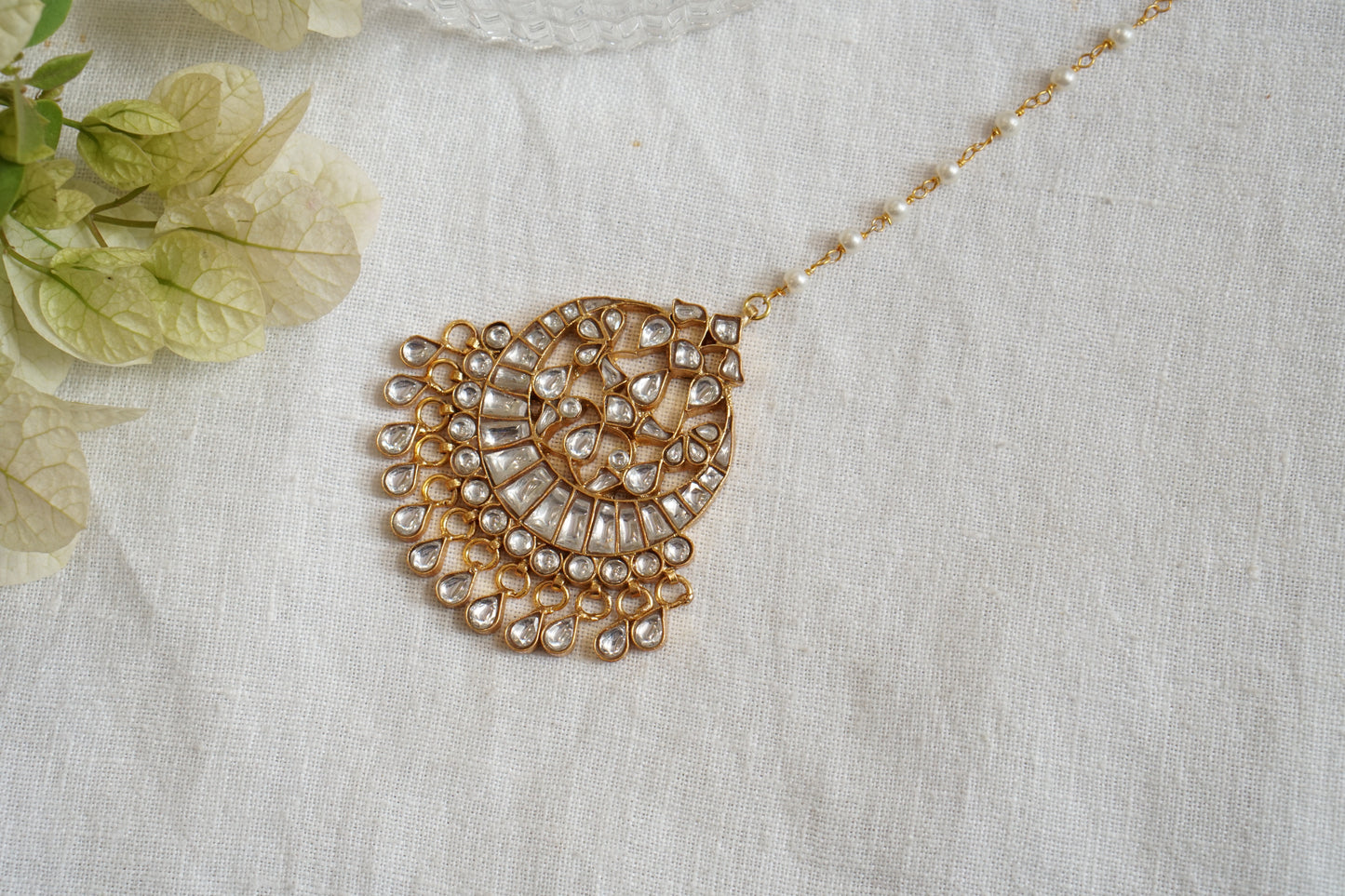 Kundan Maangtika (5-1608)(R) - JEWELSTYLE