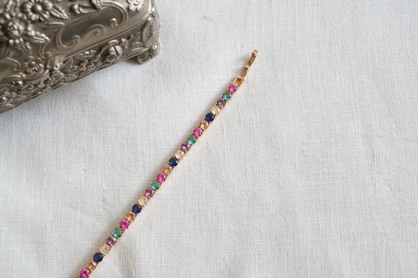 Multi Stone Bracelet (3-500)
