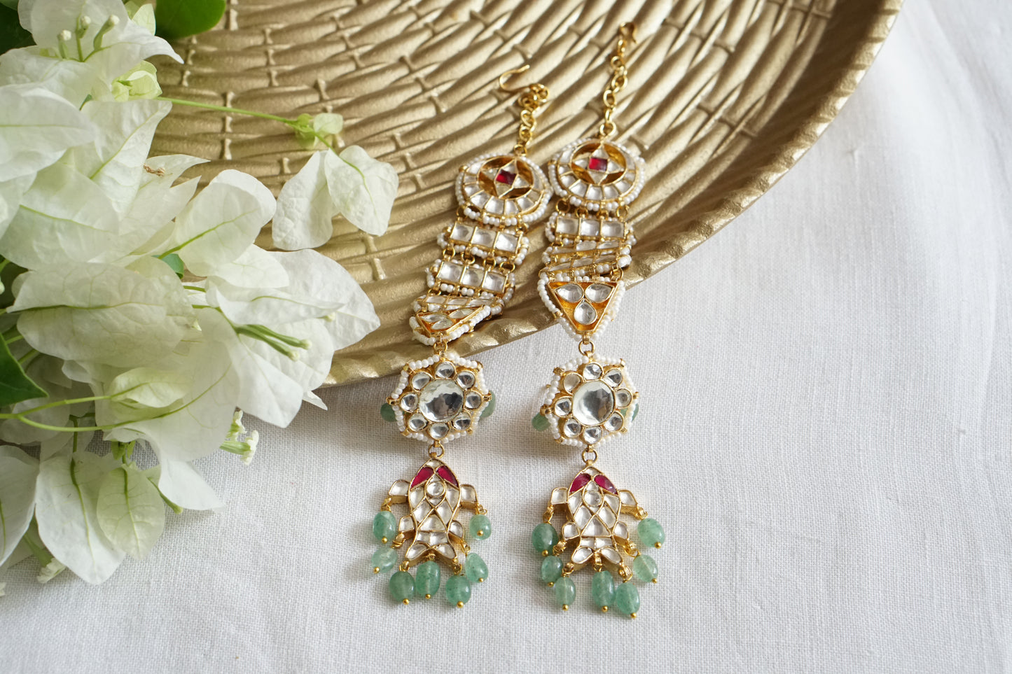 Kundan Earrings (1-5494)(R)