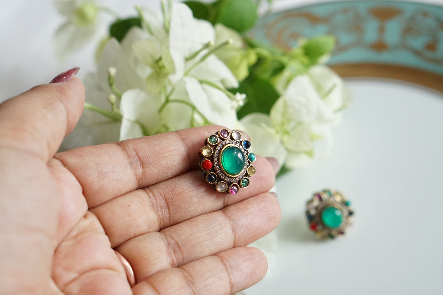 Multi stone Studs (1-5503)(B)
