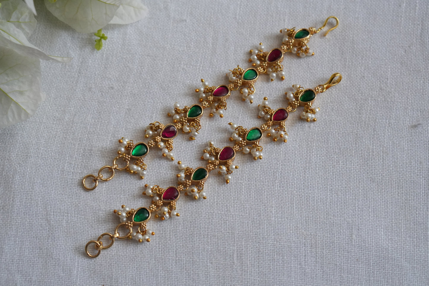 Kundan Earchain(9-364)(Ak) - JEWELSTYLE