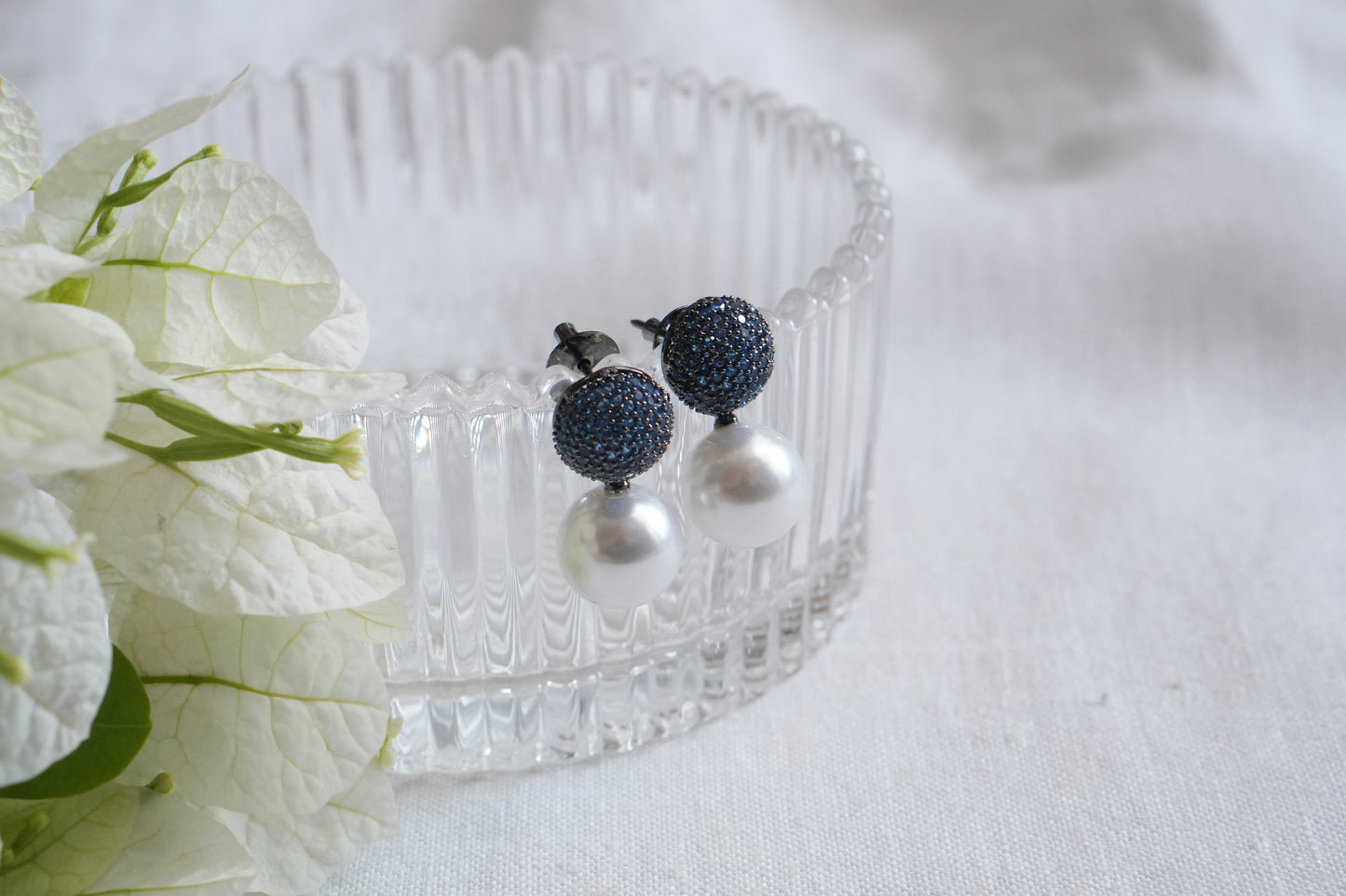 AD Blue Stone Studs (1-5055)(B) - JEWELSTYLE