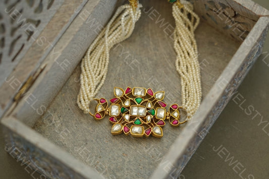 Kundan Choker (4-5736)(R) Jewelry