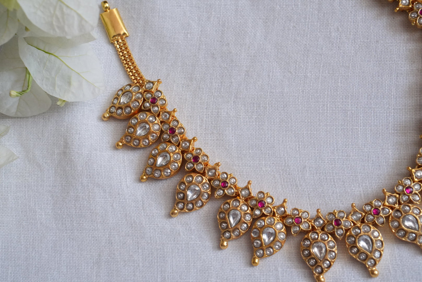 Mango Kundan Necklace(4-8953)(KA)