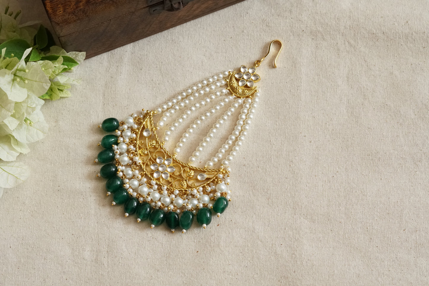 Kundan Passa or Jhoomar (5-1668)(A) - JEWELSTYLE