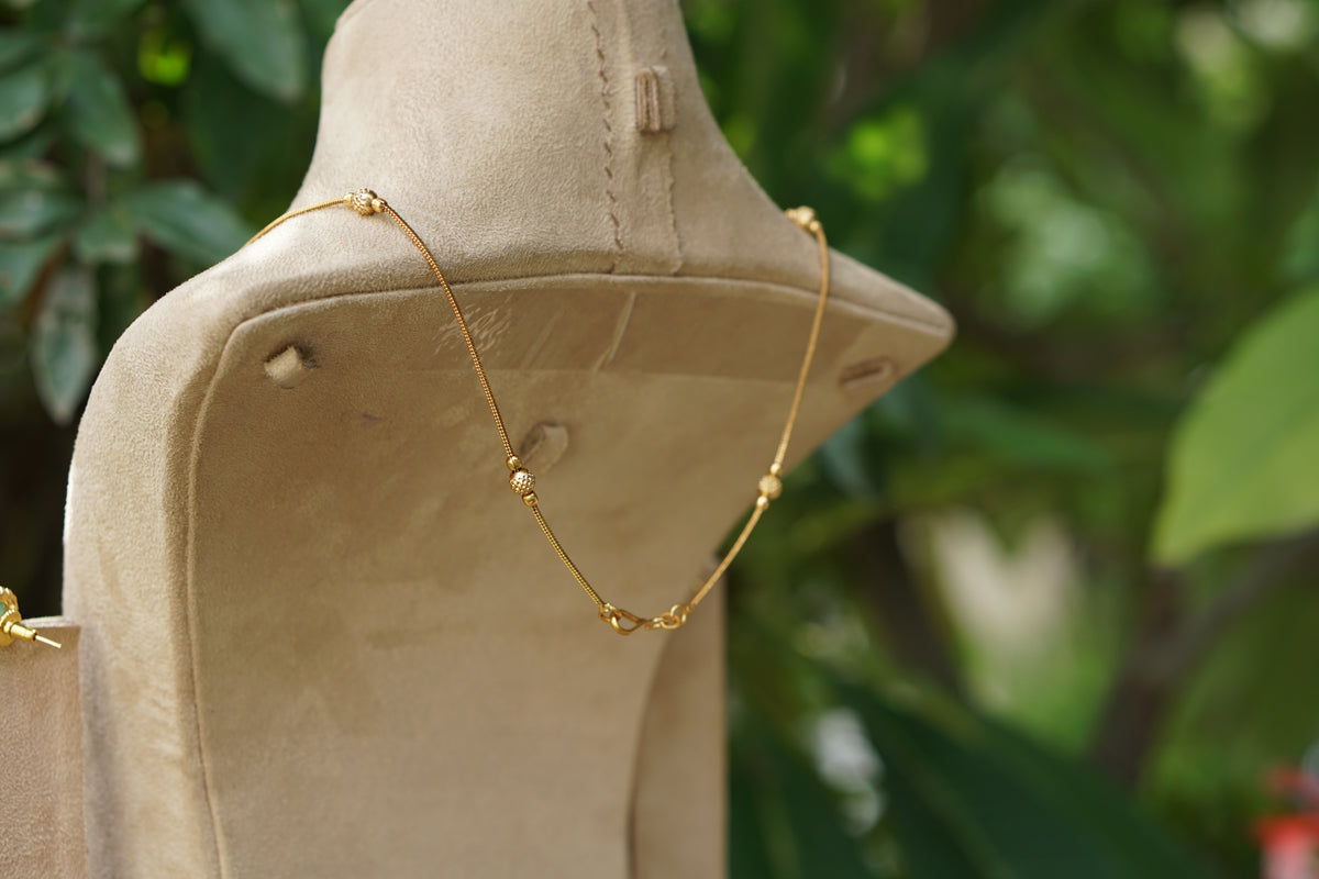 Antique necklace Set (4-9618)(EX)