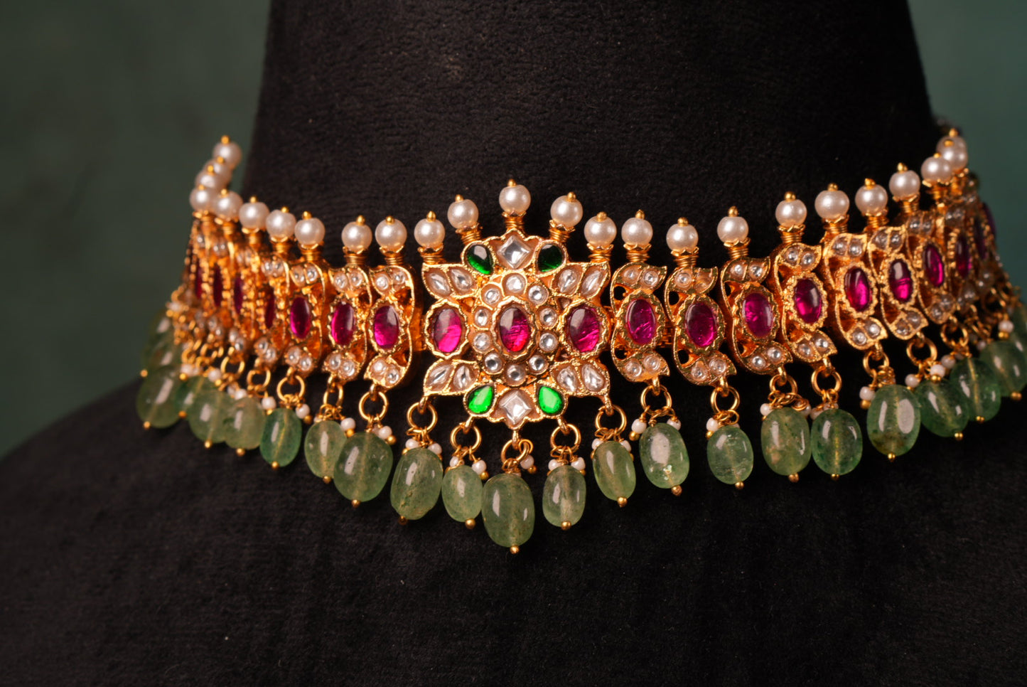Kundan Choker (4-8974)(KA) (PREORDER) (Made IN 7-8 DAYS TIME) - JEWELSTYLE