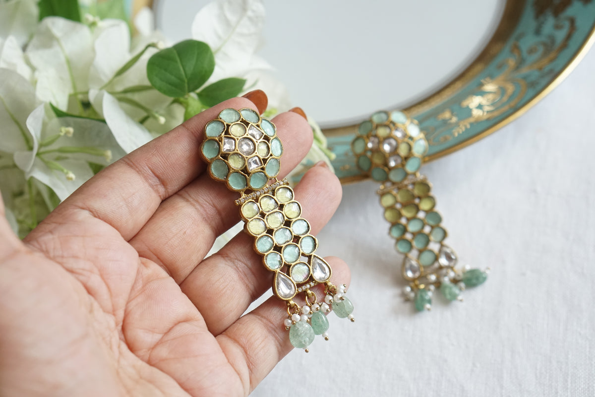 Mint earrings (1-5531)(A)