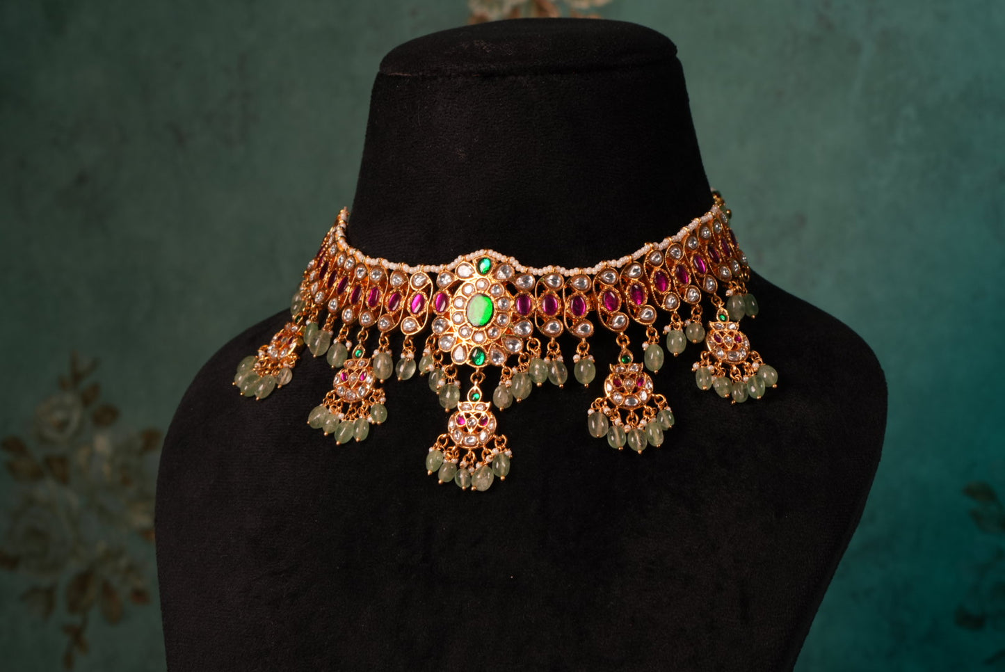 Kundan Choker (4-9094)(KA) - JEWELSTYLE
