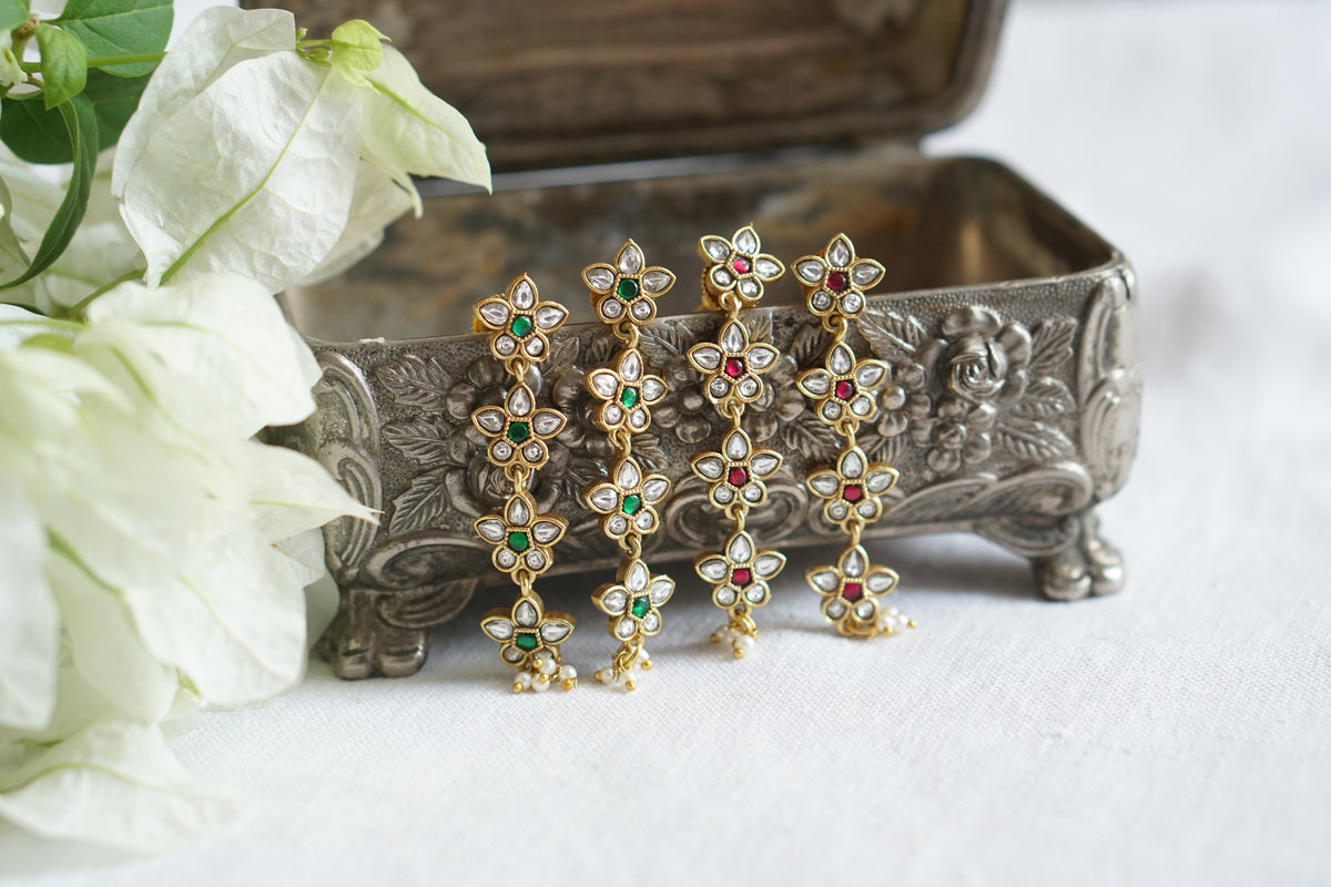 Kundan Earrings (1-5559)(A)