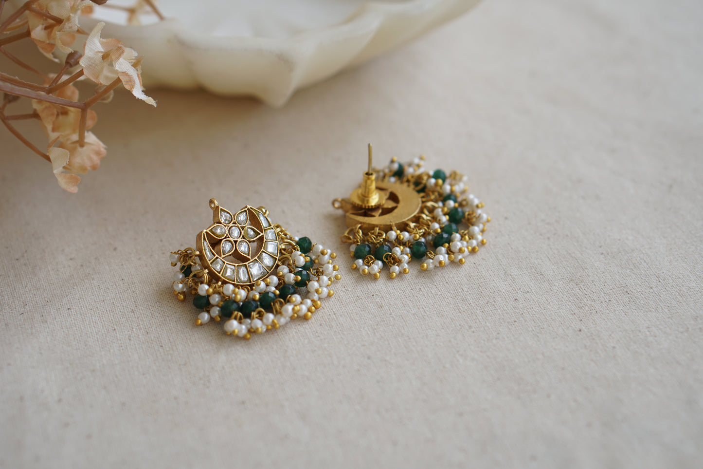 Kundan Earrings (1-5037)(A)