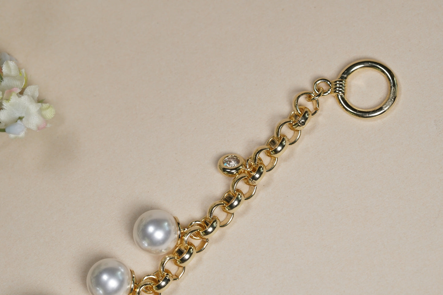 AD Stone Tennis Bracelet (3-466)(EX)