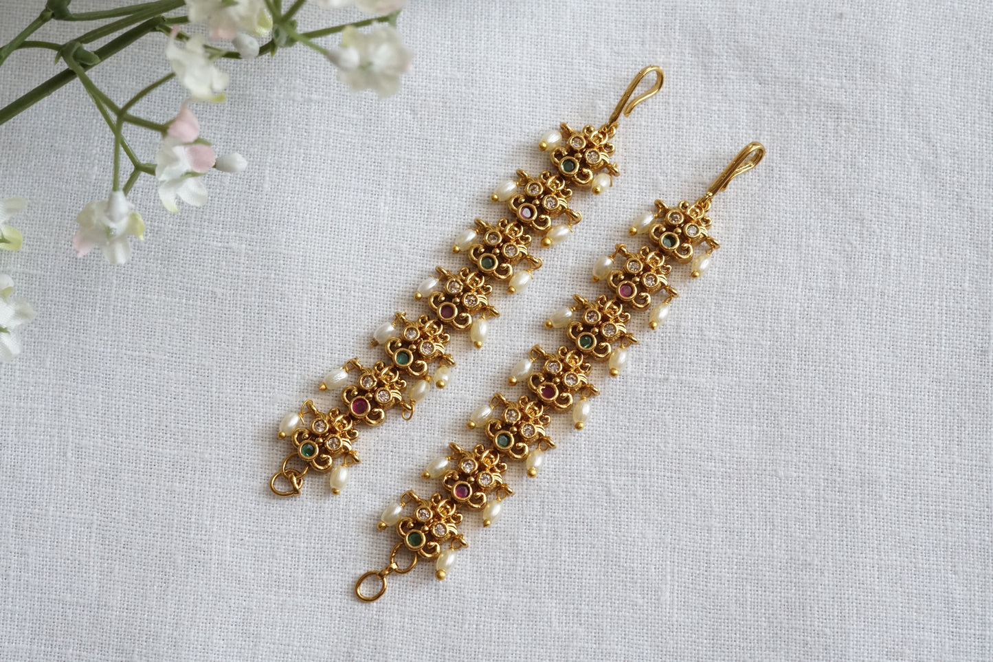 Antique Earchain(9-375)(AK)