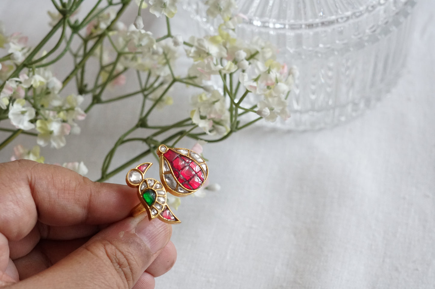Kundan Ring (6-347)(R)