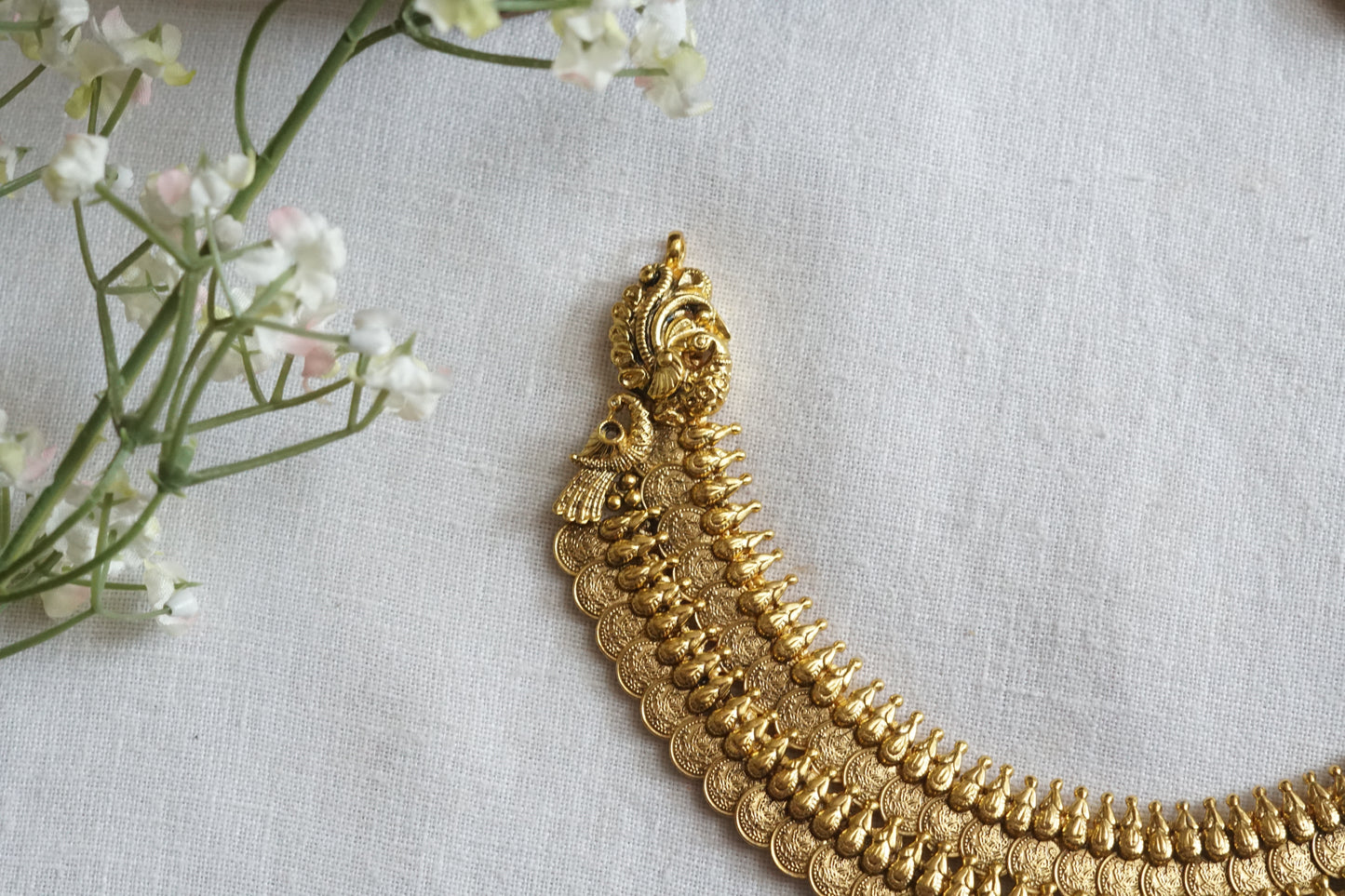 Antique Gold Necklace ( 4-9115)(B) - JEWELSTYLE
