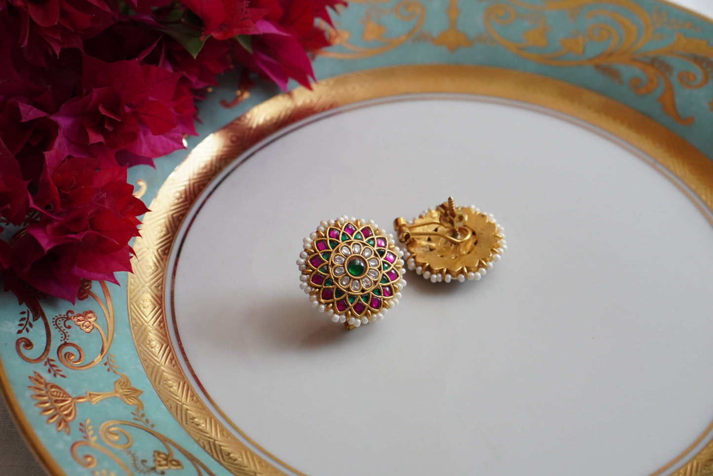 Kundan Studs (1-4089)(K)(PREORDER)