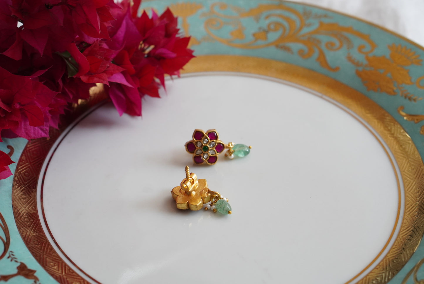 Small Kundan Studs (1-4091)(K)(PREORDER)