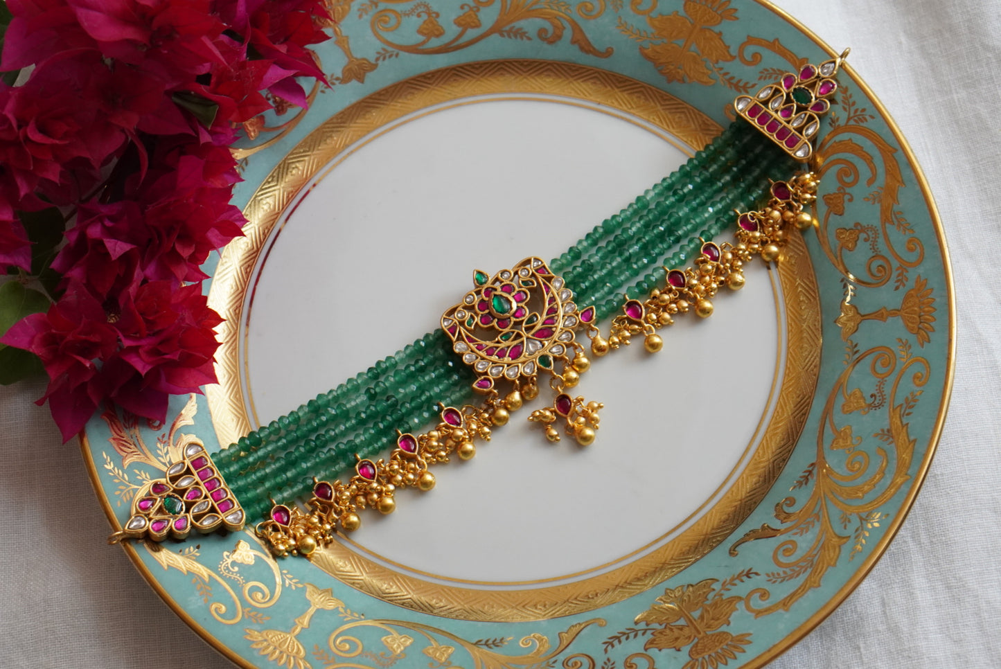 Kundan choker (4-7798) (K)(PRE0RDER)