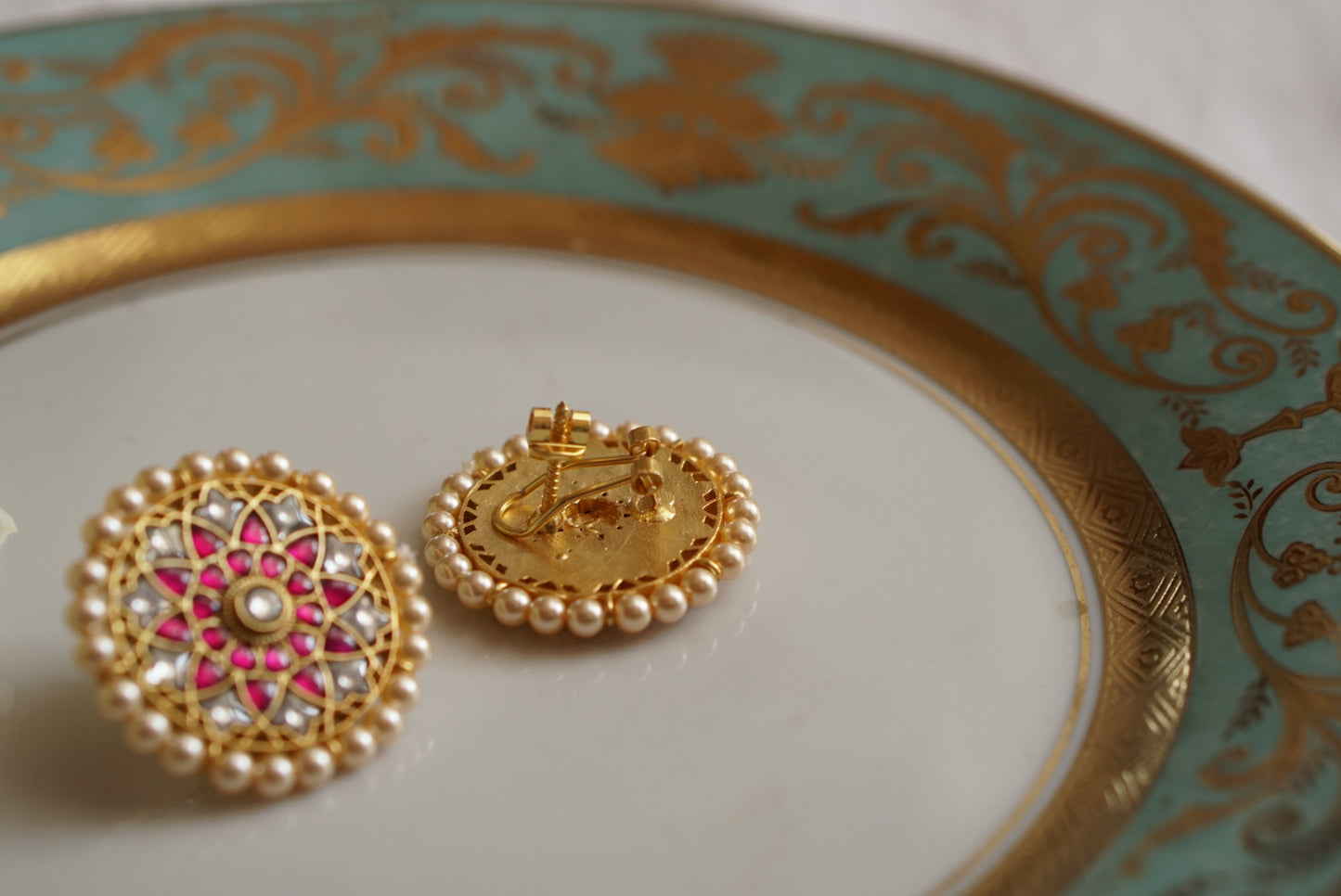 Kundan Studs (1-4214)(k)(Preorder)