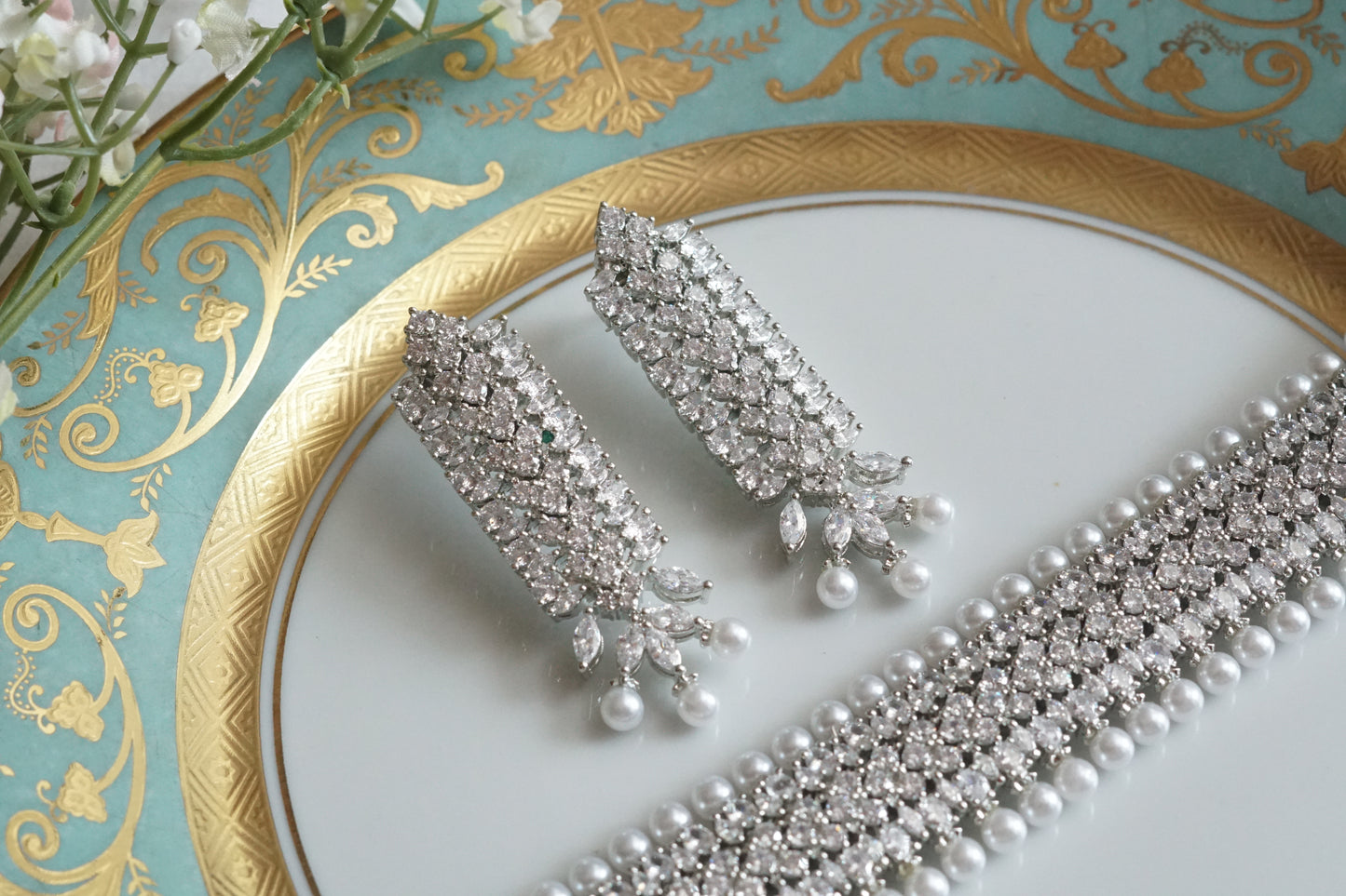 AD Choker Set (4-9134)(B) - JEWELSTYLE