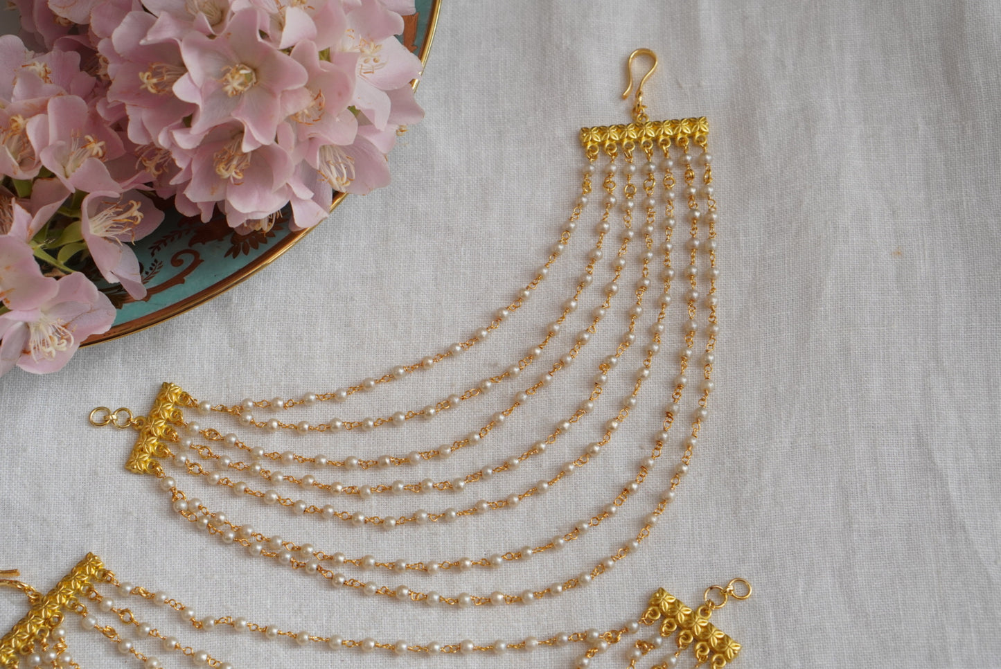 7 Line Ear Chain (9-163) - JEWELSTYLE
