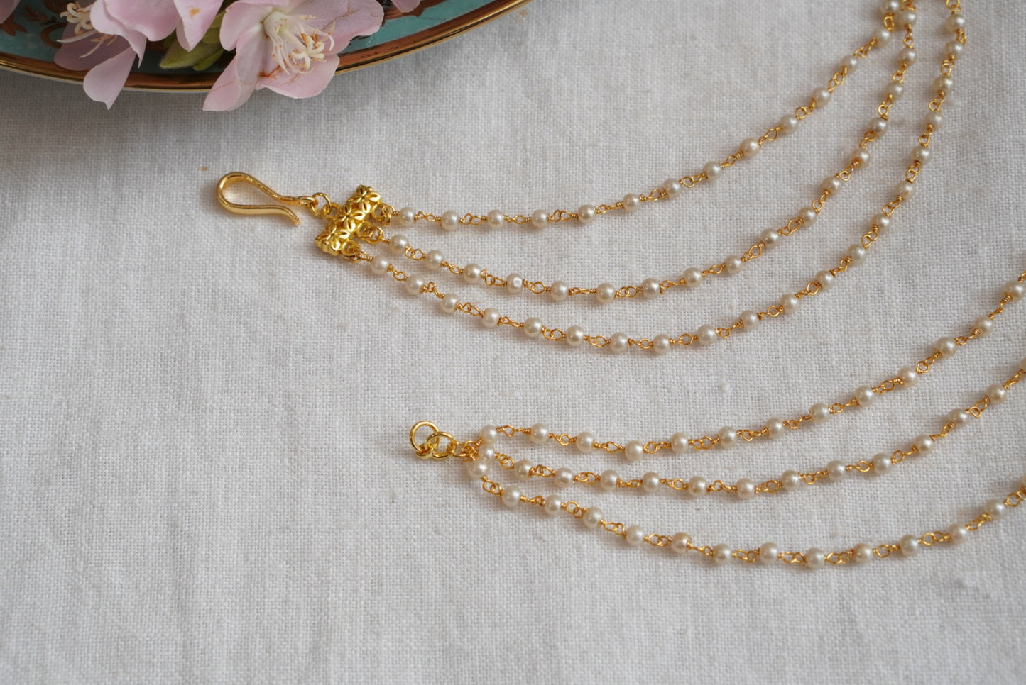 3 Line Ear Chain (9-165) - JEWELSTYLE