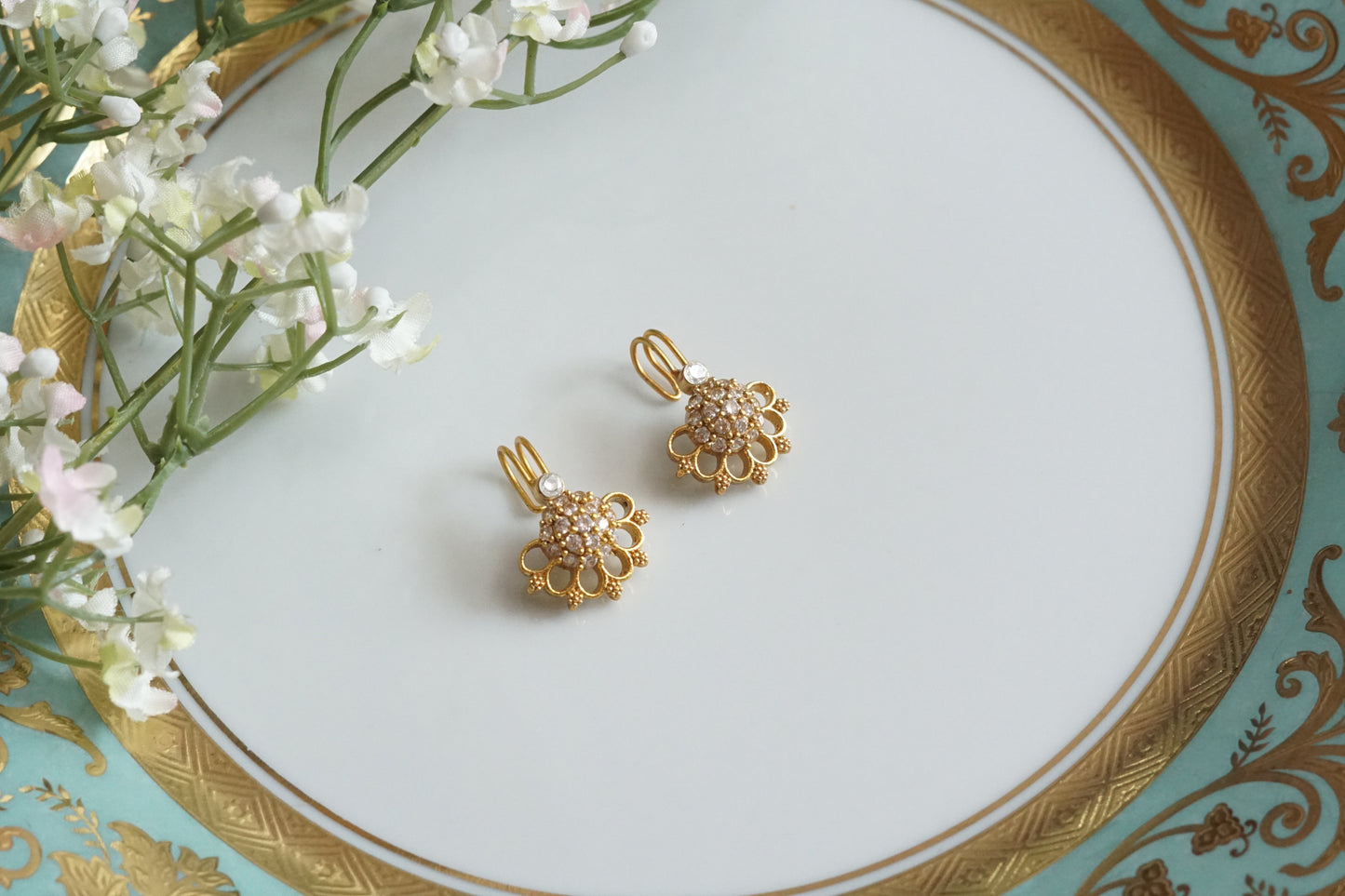 Polki Bugadi Earrings (1-5169)(B) - JEWELSTYLE