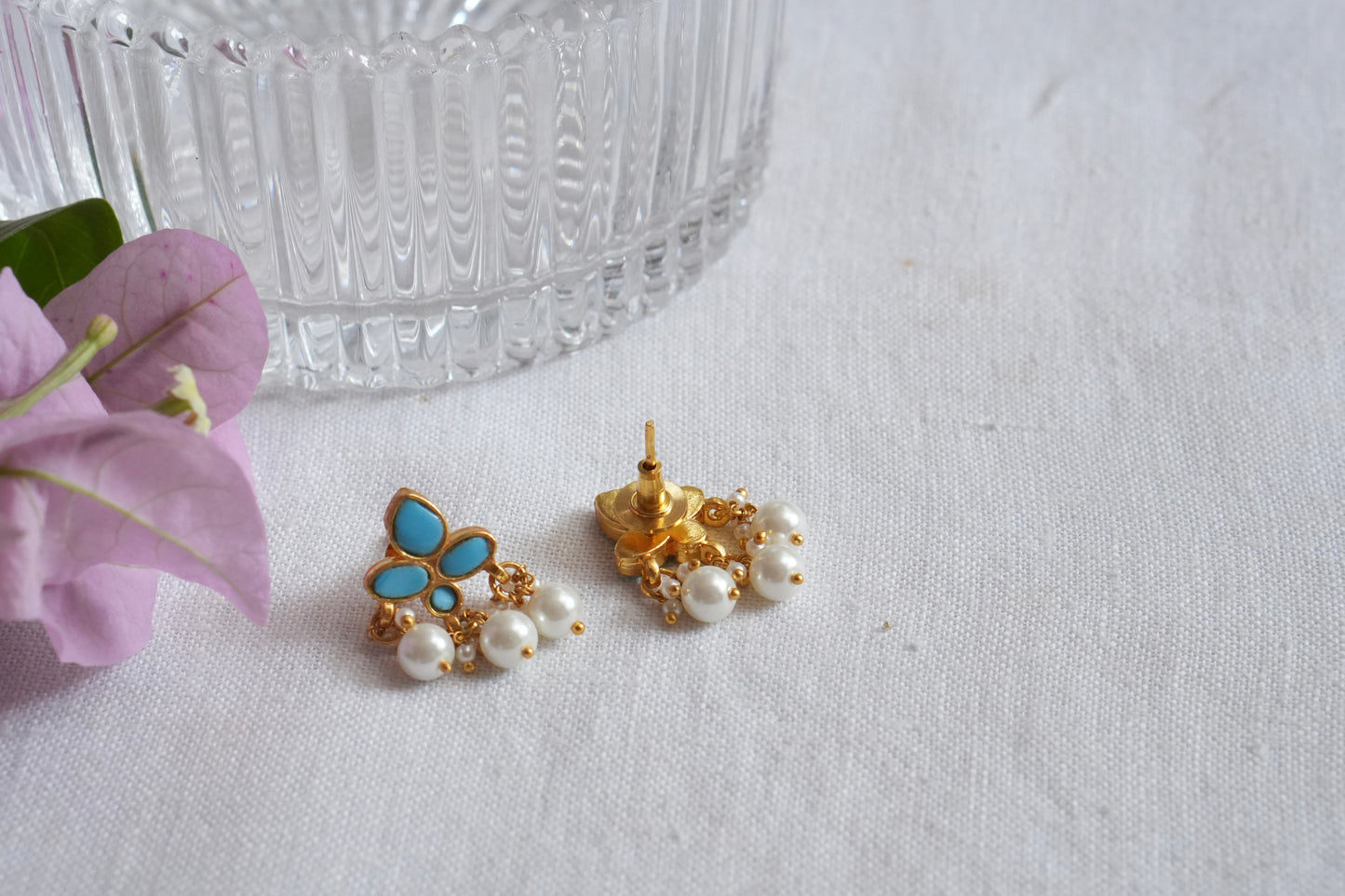 Turquoise Studs (1-5109)(B) - JEWELSTYLE
