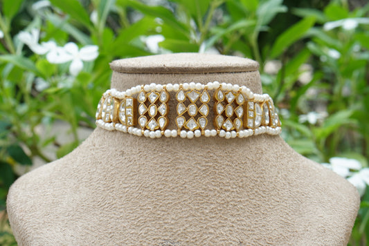 Kundan Choker (4-7502)(R)(PREORDER) - JEWELSTYLE